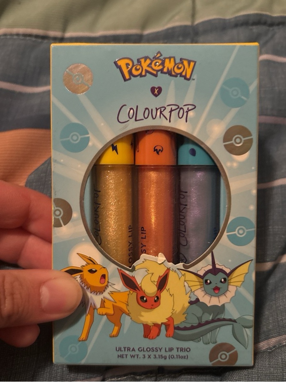 Colourpop x Pokémon Ultra Glossy Lip Trio (New)